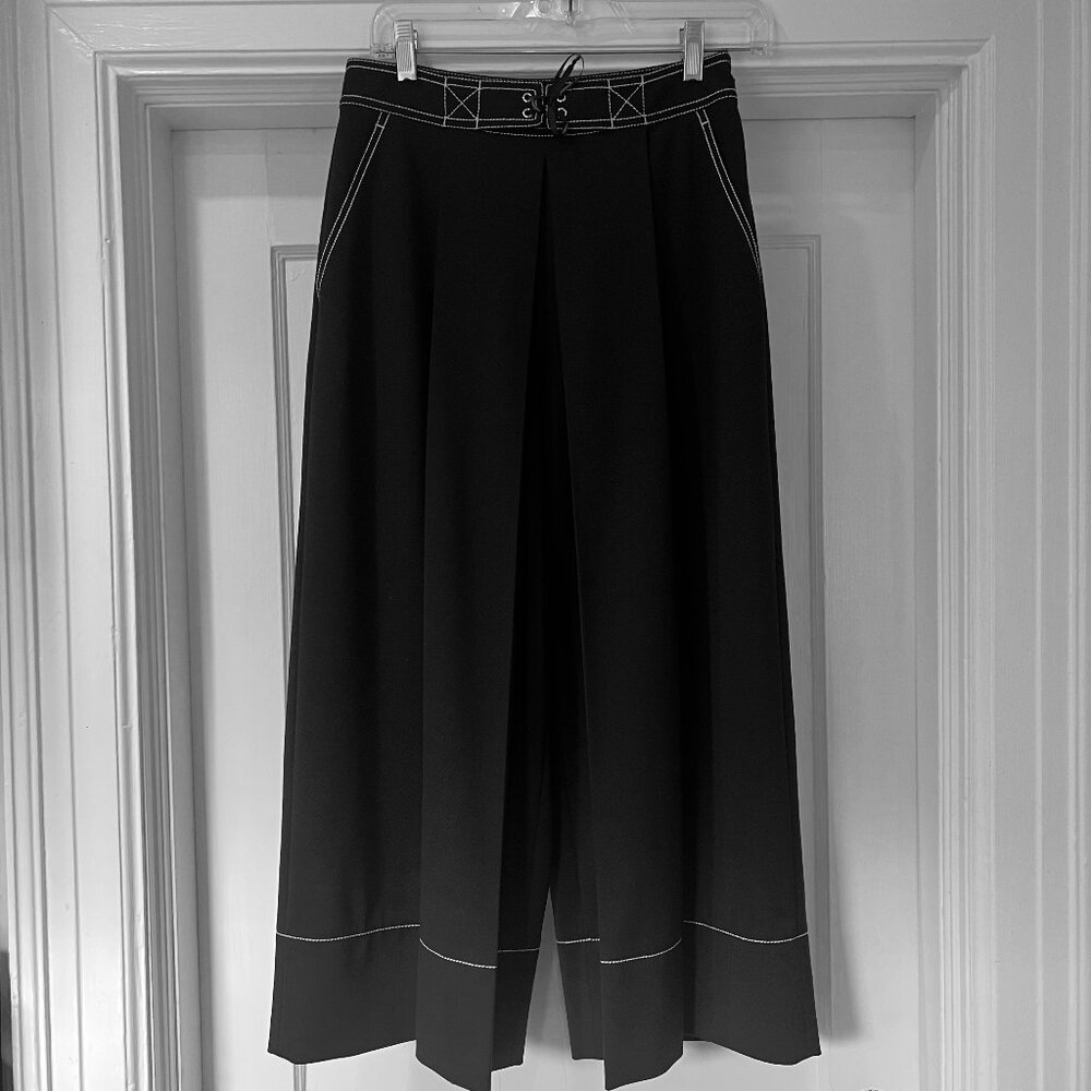 Alexander Wang cropped pleated pant sz 4